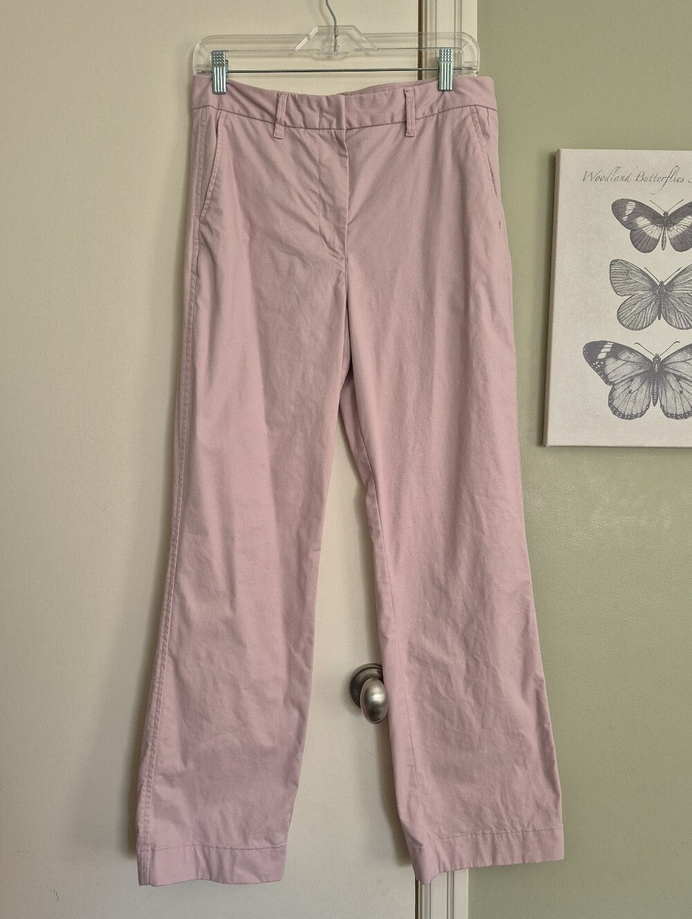 EUC Marks & Spencer Pink Cotton Chinos, US 8